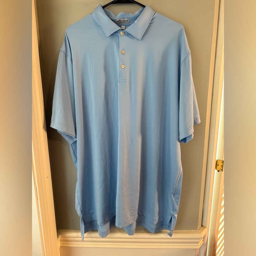 Peter Millar Blue Polo Shirt Casual Comfort